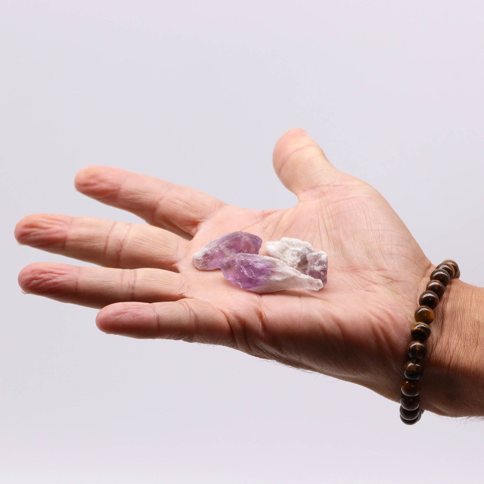 Raw Crystals (500gm) - Amethyst Rough Points - Vivid Aromas UK