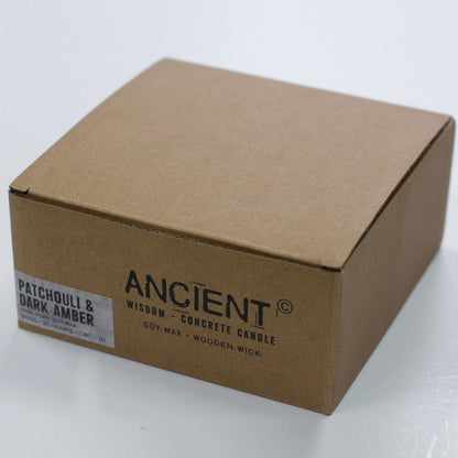 Large Round - Patchouli & Dark Amber - Vivid Aromas UK