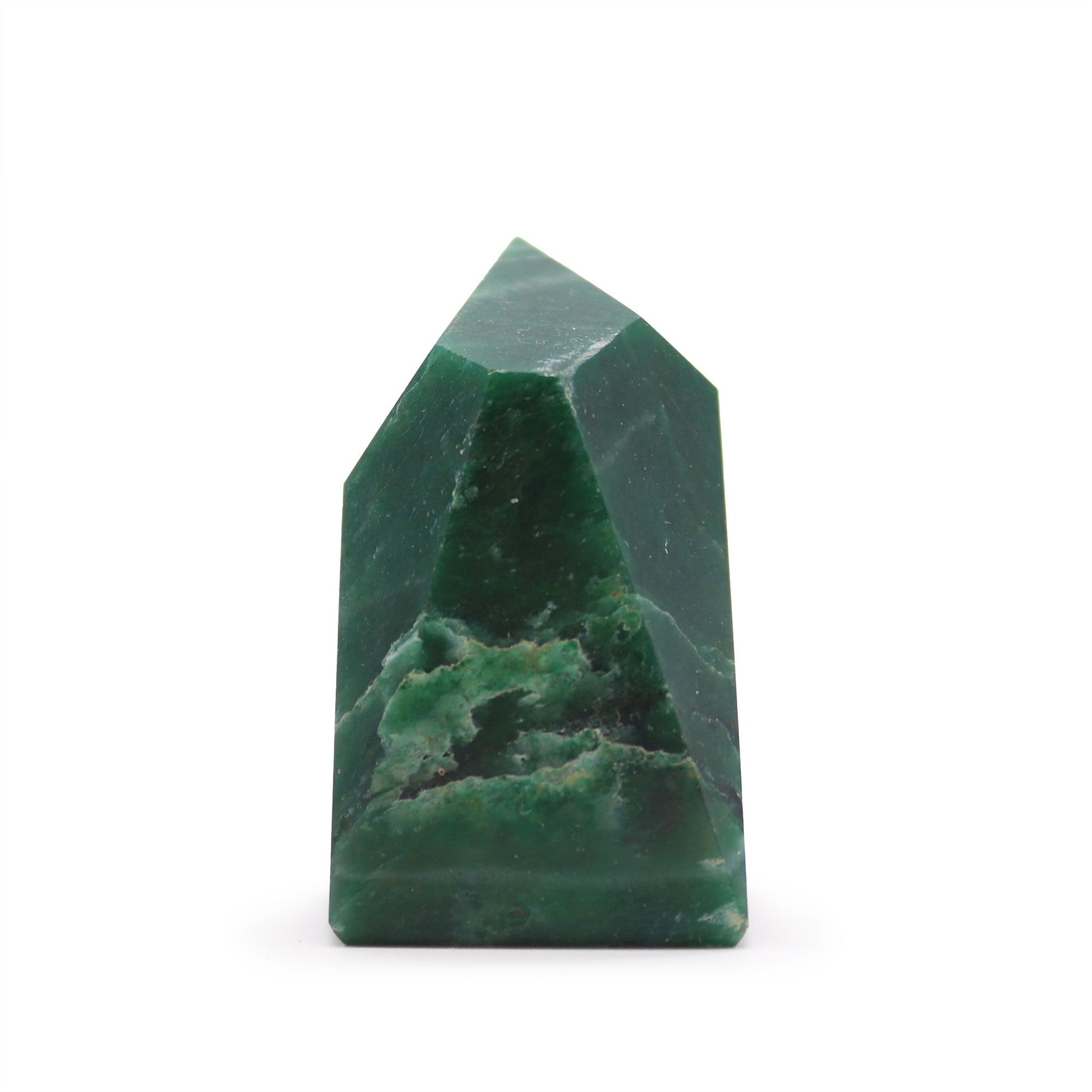 Gemstone Points approx 6cm (0.5KG) - Indian Jade (approx 8 pieces) - Vivid Aromas UK