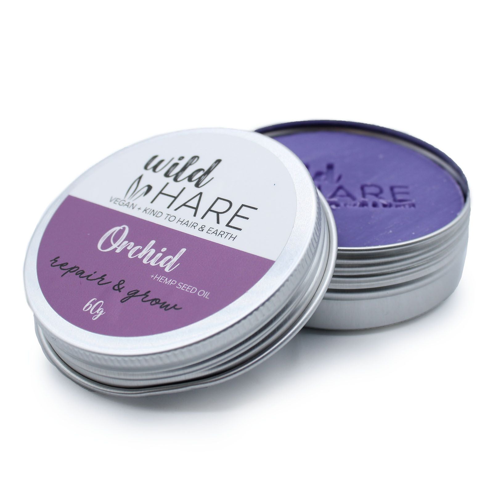 Wild Hare Solid Shampoo 60g - Orchid - Vivid Aromas UK