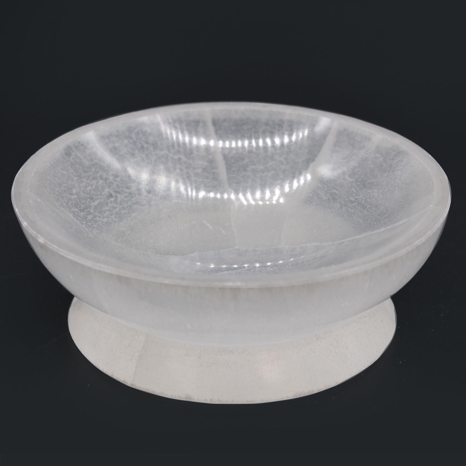 Selenite Ritual Bowl - 13cm - Vivid Aromas UK