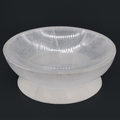 Selenite Ritual Bowl - 13cm - Vivid Aromas UK