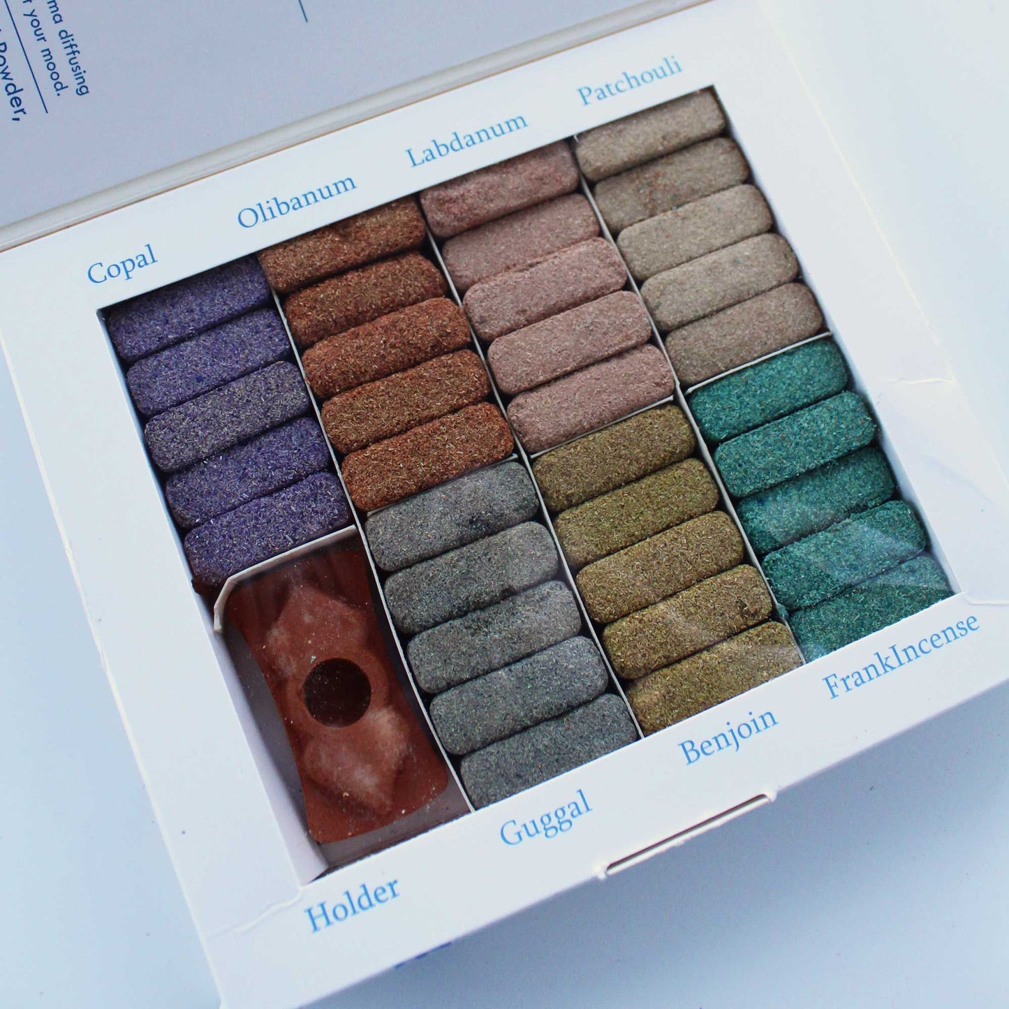 Display Set of 70 Incense Smudge Bricks and Burner - Wild West - Vivid Aromas UK