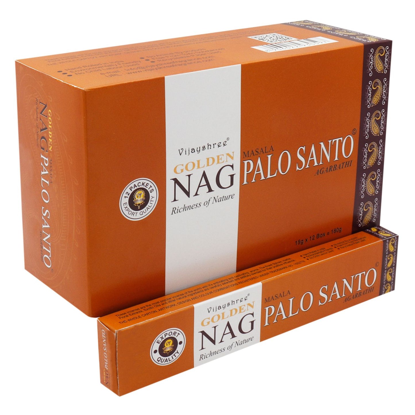 15g Golden Nag - Palo Santo Incense - Vivid Aromas UK