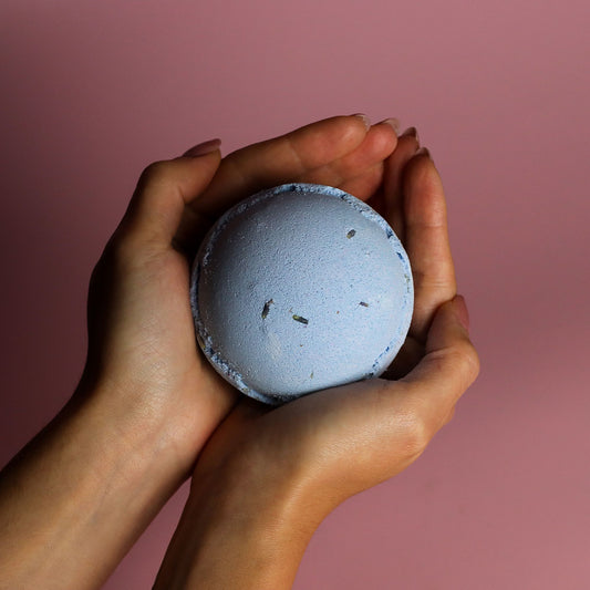 Set of 3 Lavender & Seeds Bath Bombs - Vivid Aromas UK