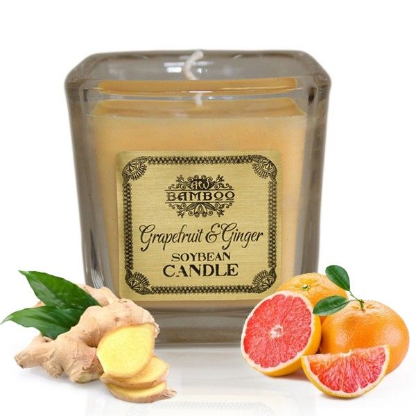Soybean Jar Candles - Grapefruit & Ginger - Vivid Aromas UK
