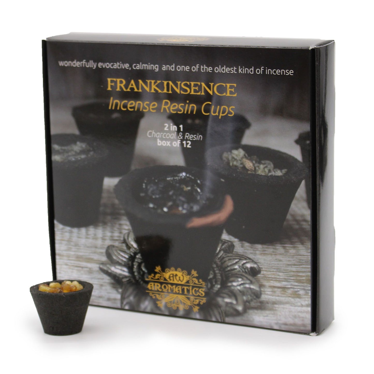 Box of 12 Resin Cups - Frankincense - Vivid Aromas UK