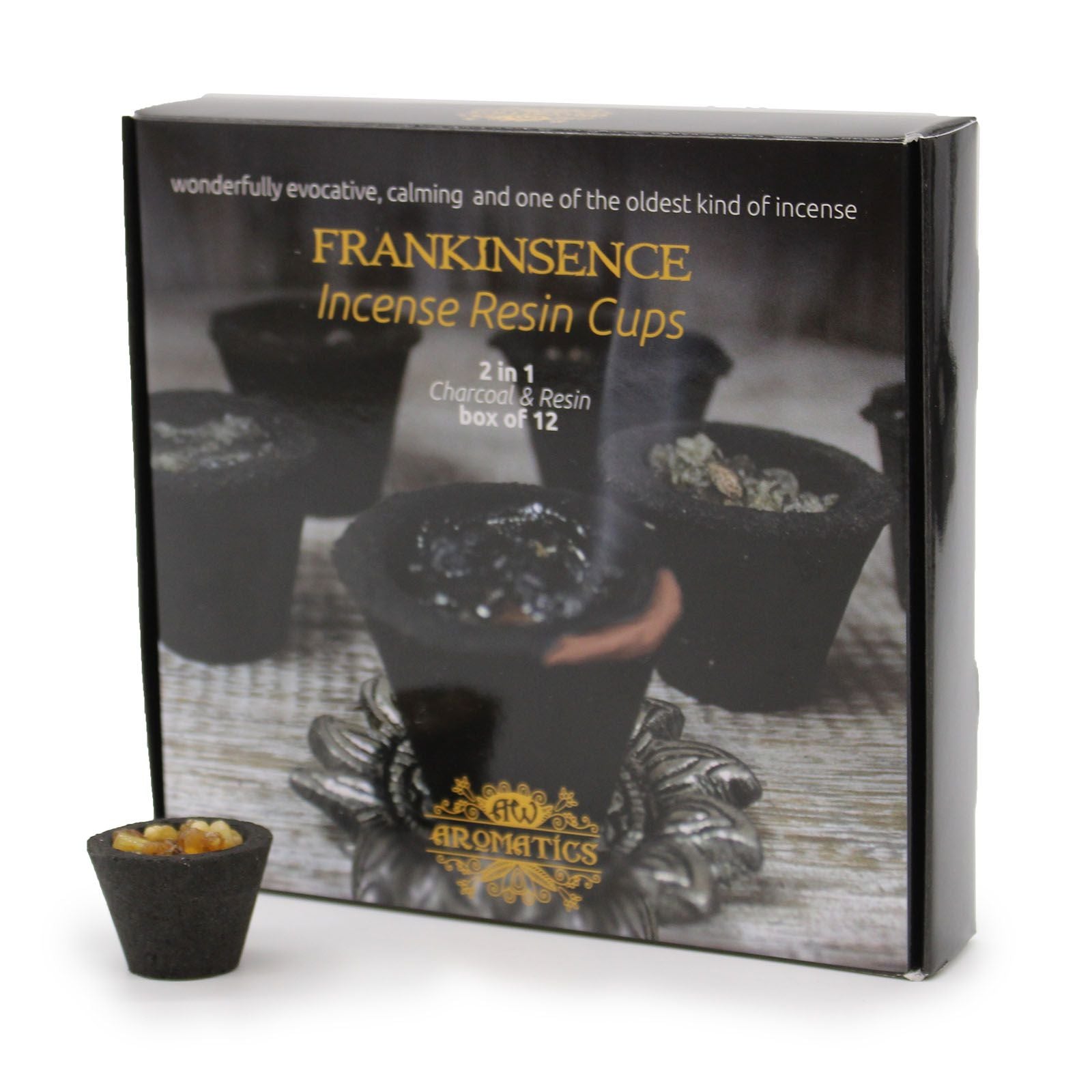 Box of 12 Resin Cups - Frankincense - Vivid Aromas UK
