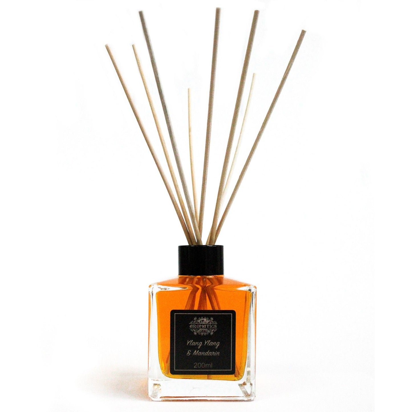 200ml Ylang Ylang & Mandarin Essential Oil Reed Diffuser - Vivid Aromas UK