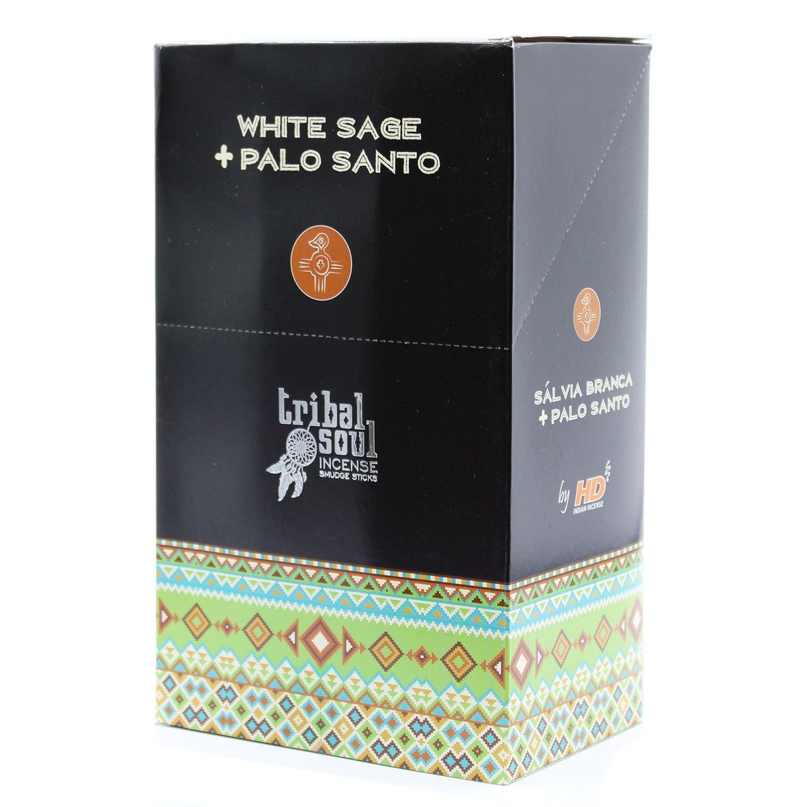 Tribal Soul Incense Sticks - White Sage + Palo Santo - Vivid Aromas UK