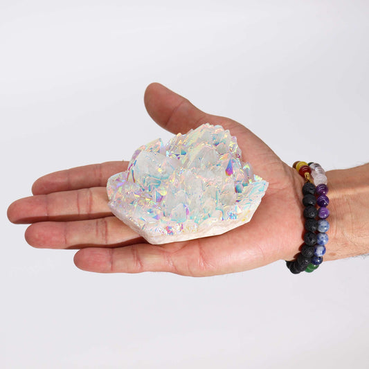 Lrg Enhanced Quartz - Aura Angel Quartz - Vivid Aromas UK