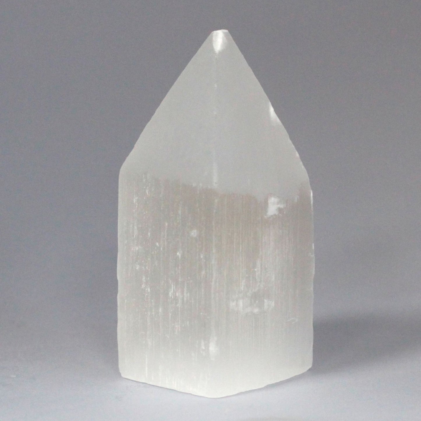 Selenite Pencil Point Tower - 10 cm - Vivid Aromas UK