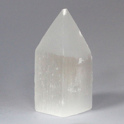 Selenite Pencil Point Tower - 10 cm - Vivid Aromas UK