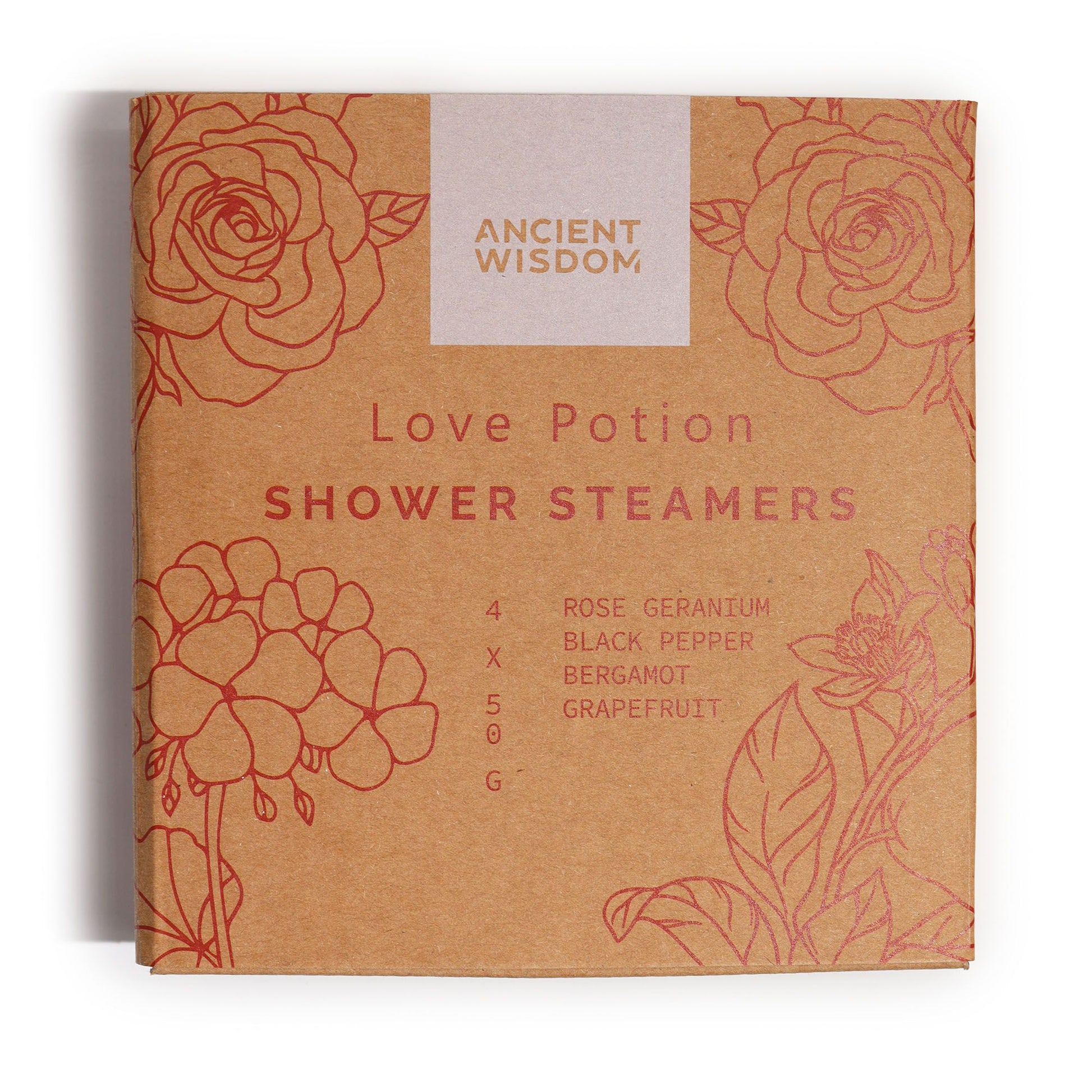 Zen Shower Steamers - Therapy Wellness Gift Set - Love Potion - Vivid Aromas UK