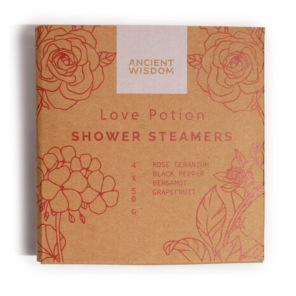 Zen Shower Steamers - Therapy Wellness Gift Set - Love Potion - Vivid Aromas UK