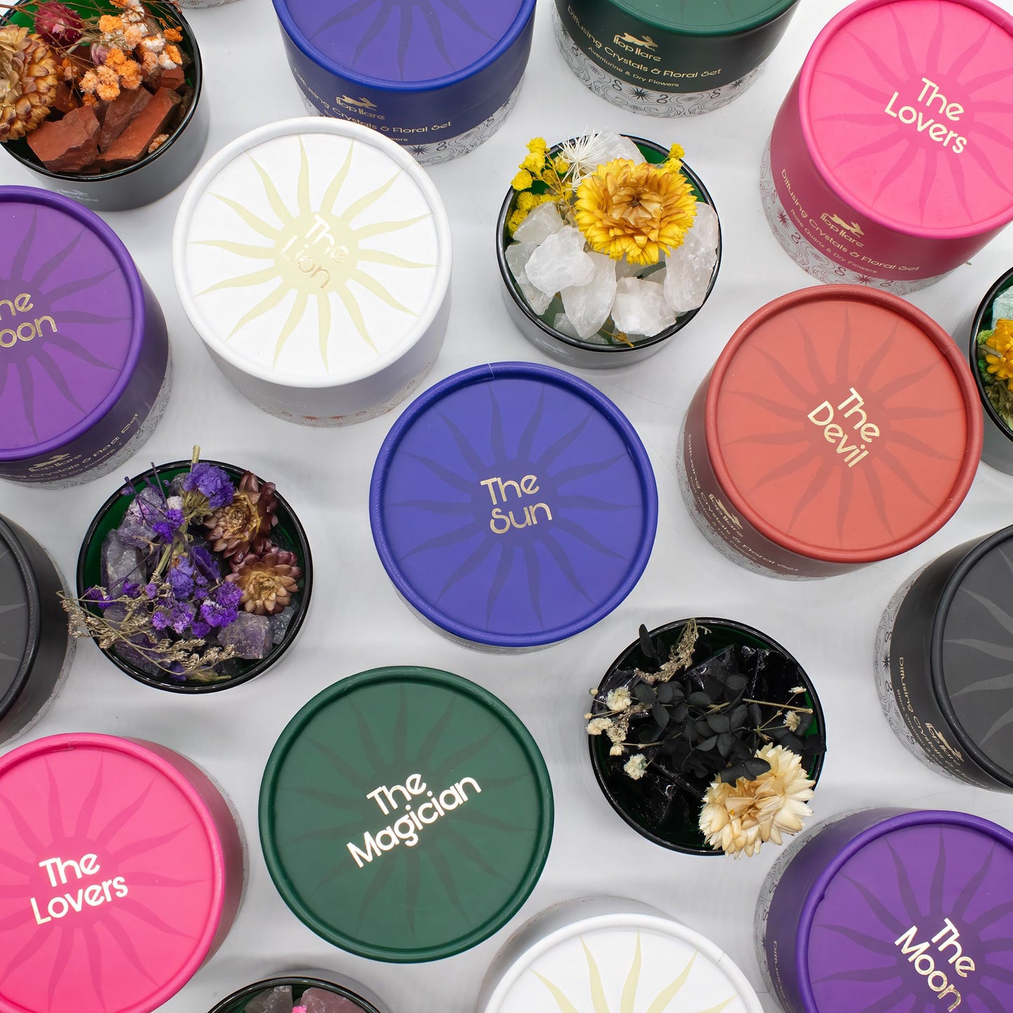 Hop Hare Diffusing Crystals & Floral Set - The Lion - Vivid Aromas UK