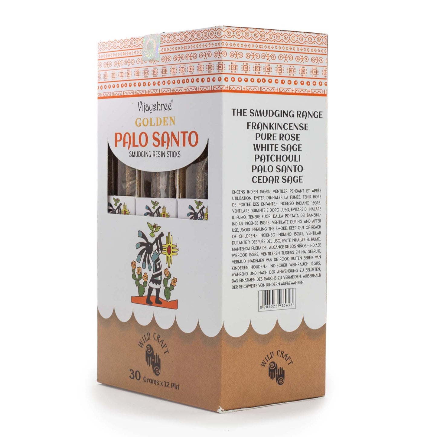 Golden Palo Santo Smudging Resin Sticks – 30g - Vivid Aromas UK