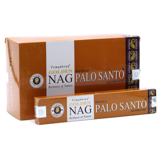 15g Golden Nag - Palo Santo Incense - Vivid Aromas UK