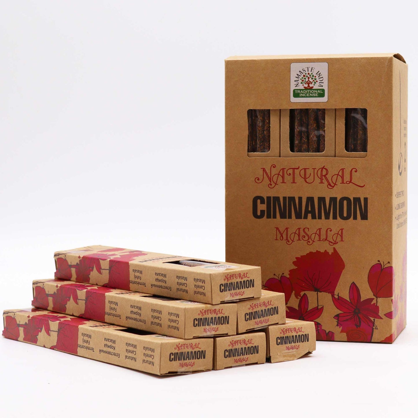 Natural Botanical Masala Incense - Cinnamon - Vivid Aromas UK