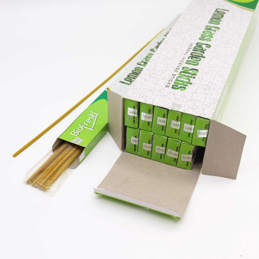 Biofresh Garden Incense Sticks 50cm - Lemongrass - Vivid Aromas UK