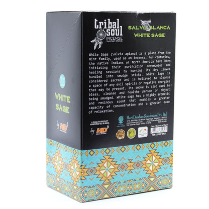 Tribal Soul Incense Sticks - White Sage - Vivid Aromas UK