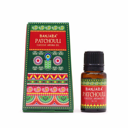 Banjara Indian Fragrance Oil 10ml - Pathchouli - Vivid Aromas UK
