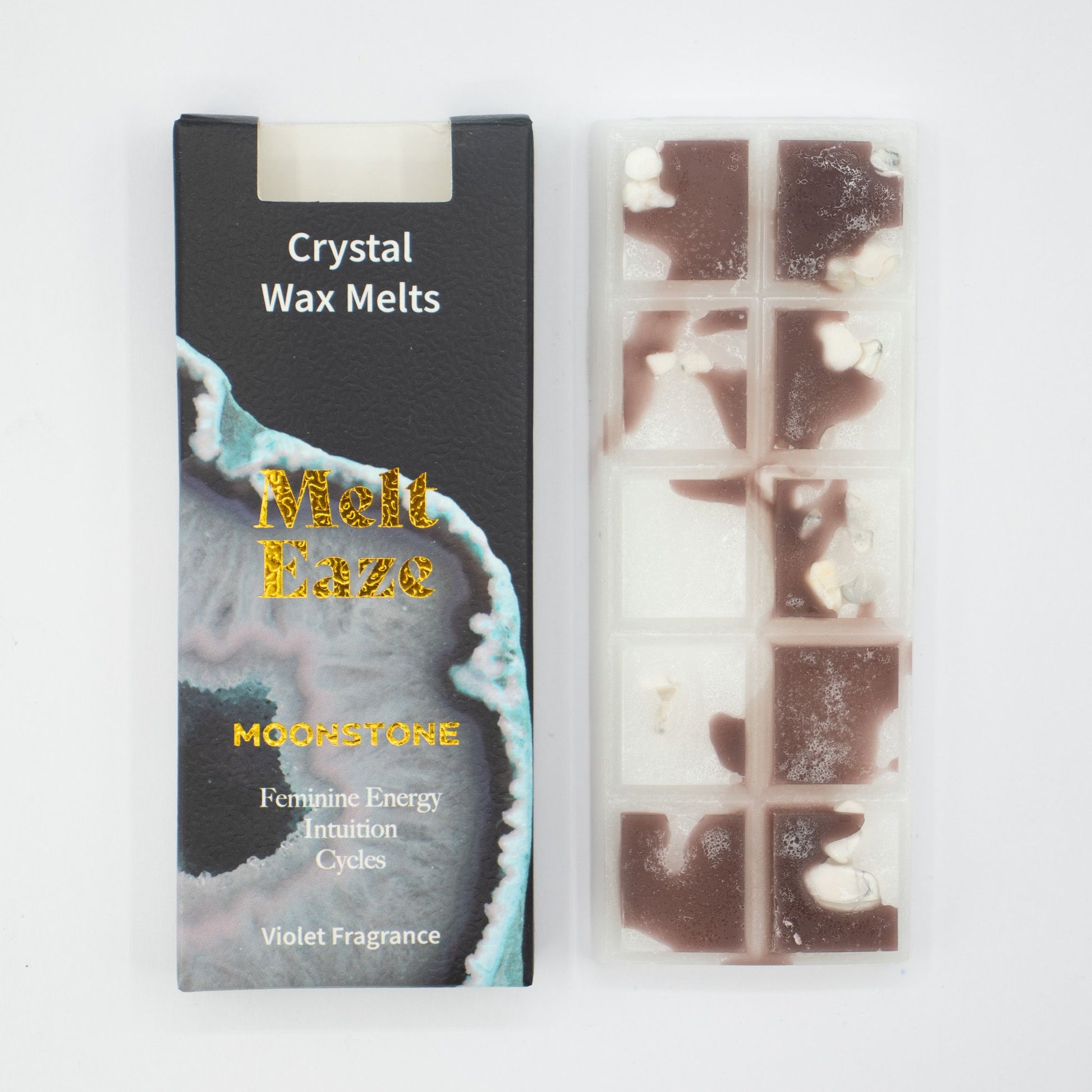 MeltEaze Wax Melts 50g - Moonstone Glow - Violet - Vivid Aromas UK