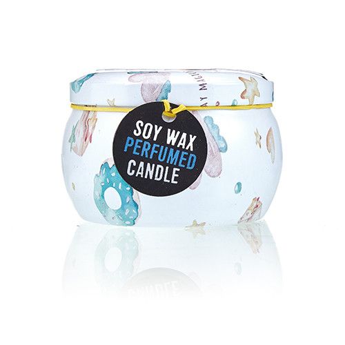 Art Tin Candle - Assorted Design - Unicorns - Moonstone - Vivid Aromas UK