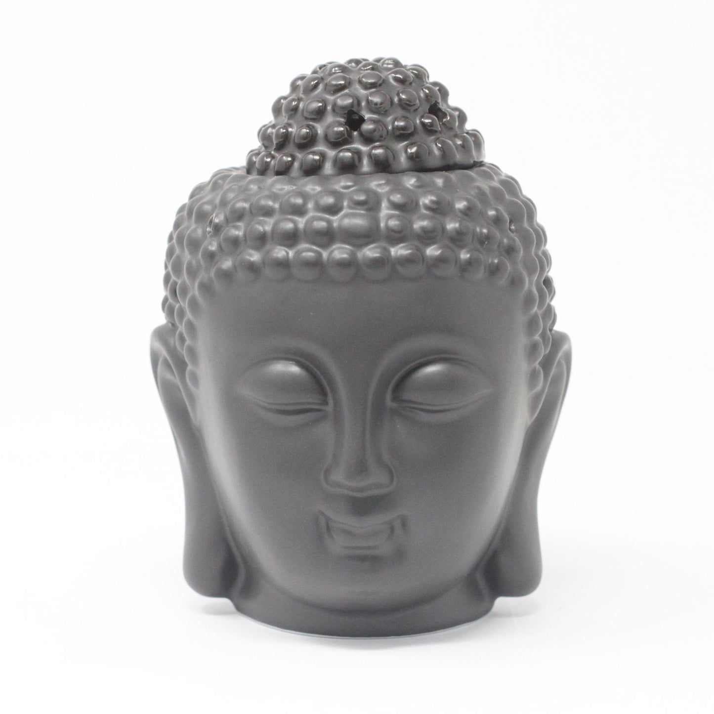 Buddah Head Oil Burner - Dark Brown - Vivid Aromas UK