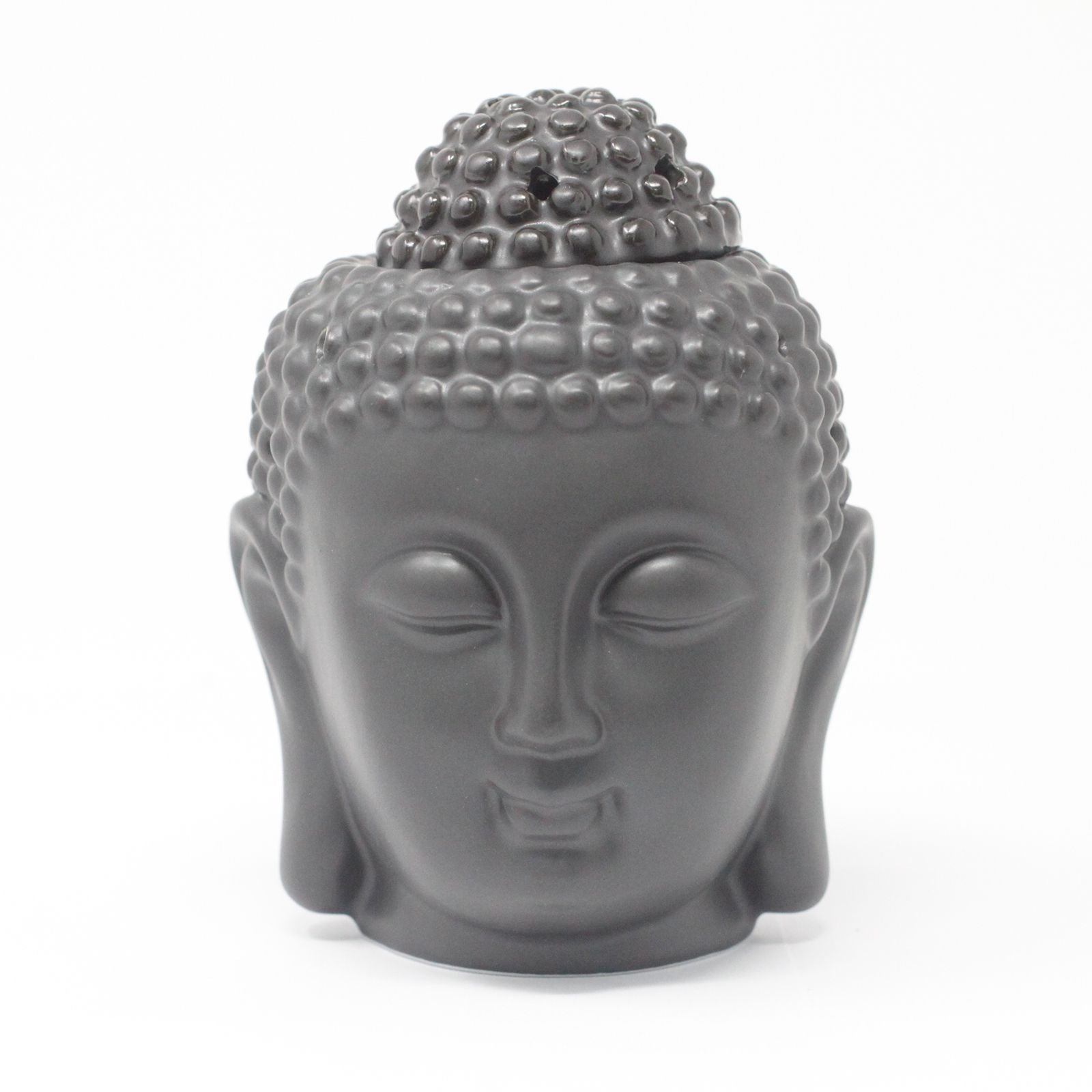 Buddah Head Oil Burner - Dark Brown - Vivid Aromas UK