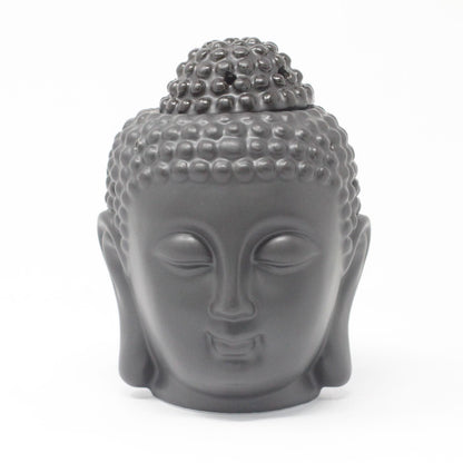 Buddah Head Oil Burner - Dark Brown - Vivid Aromas UK