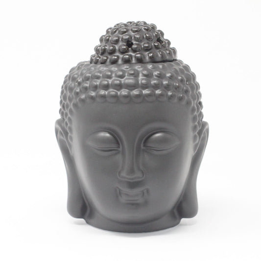 Buddah Head Oil Burner - Dark Brown - Vivid Aromas UK