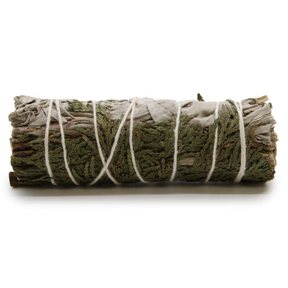 Smudge Stick - White Sage & Cedar 10cm - Vivid Aromas UK