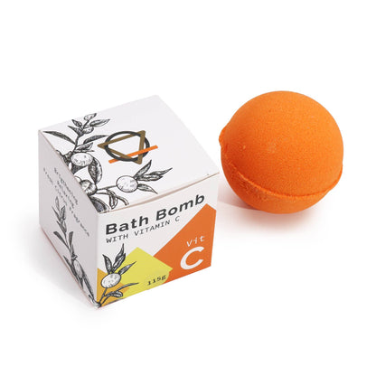 Vitamin C Infused Bath Bomb with Essential Oils - Vivid Aromas UK