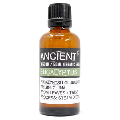 Eucalyptus Organic Essential Oil 50ml - Vivid Aromas UK