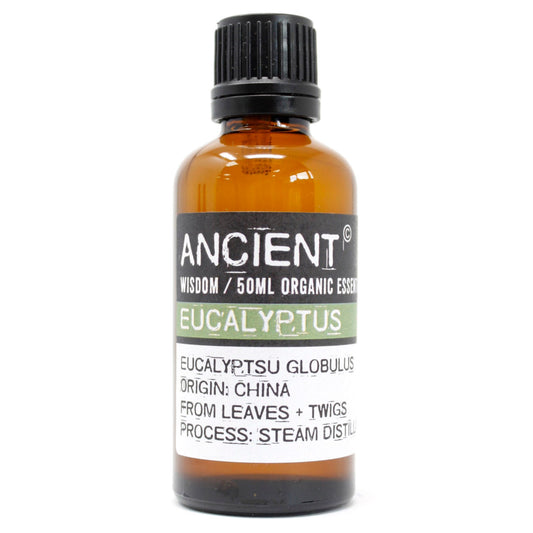 Eucalyptus Organic Essential Oil 50ml - Vivid Aromas UK