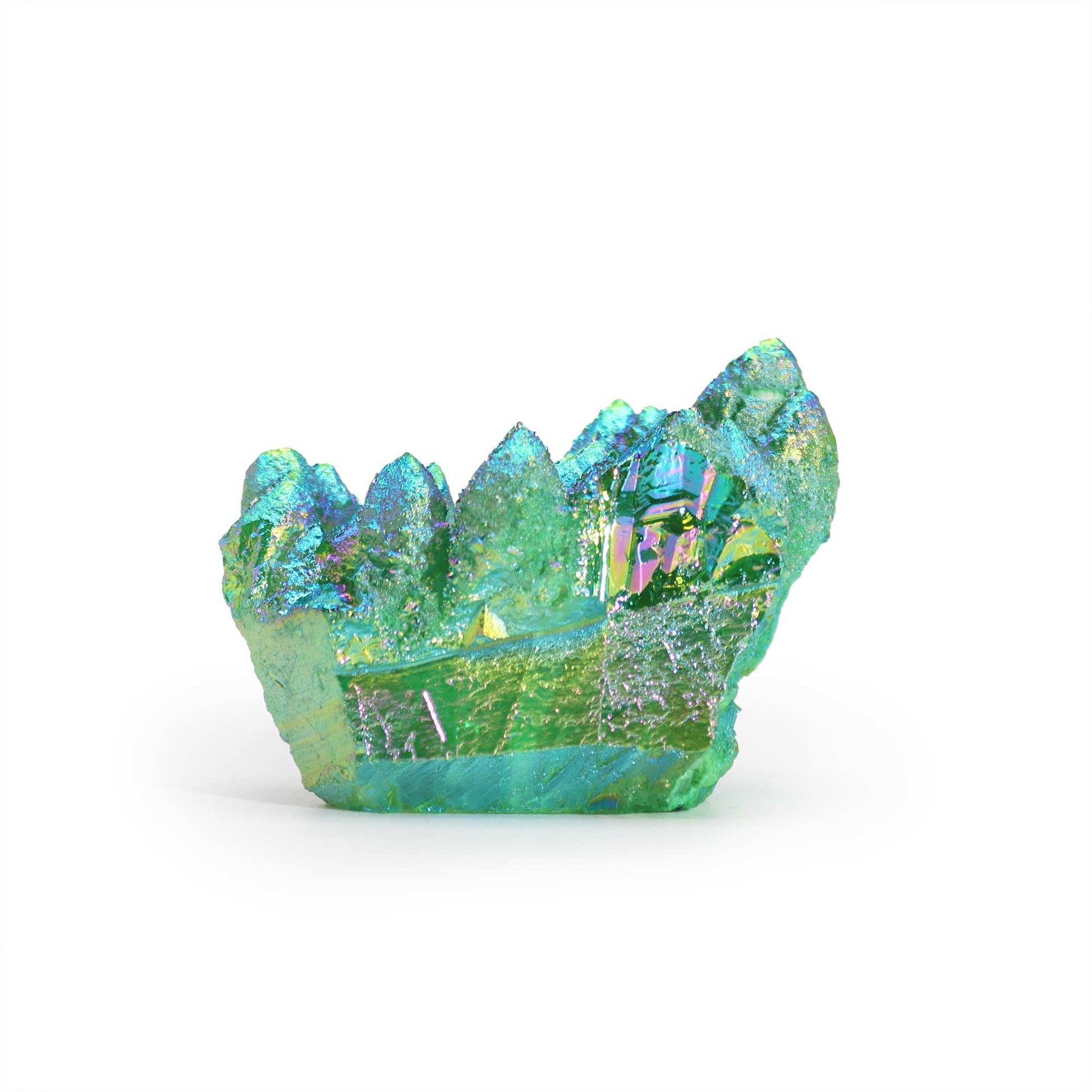 Med Enhanced Quartz - Aura Green Flame Quartz - Vivid Aromas UK
