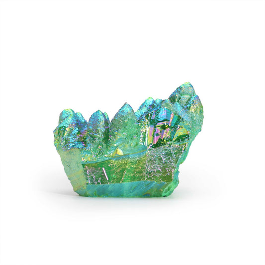 Med Enhanced Quartz - Aura Green Flame Quartz - Vivid Aromas UK