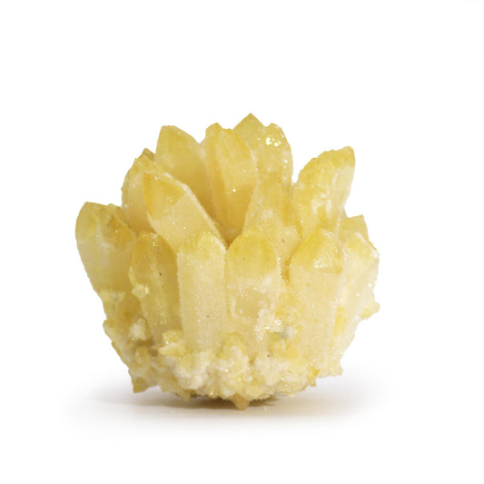 Natural Quartz Cluster - Yellow Ghost Quartz - Vivid Aromas UK