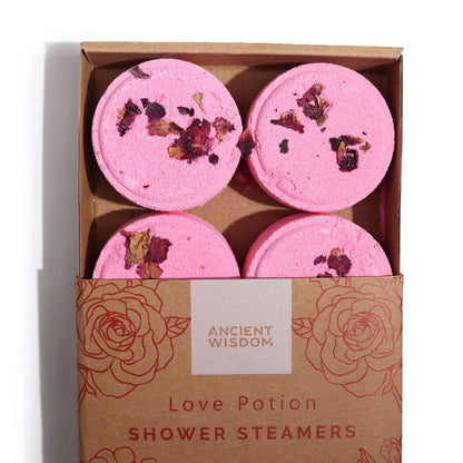 Zen Shower Steamers - Therapy Wellness Gift Set - Love Potion - Vivid Aromas UK