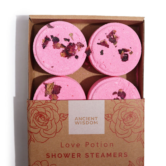 Zen Shower Steamers - Therapy Wellness Gift Set - Love Potion - Vivid Aromas UK
