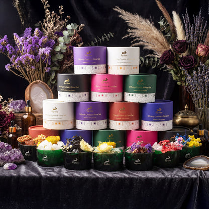 Hop Hare Diffusing Crystals & Floral Set - The Lion - Vivid Aromas UK