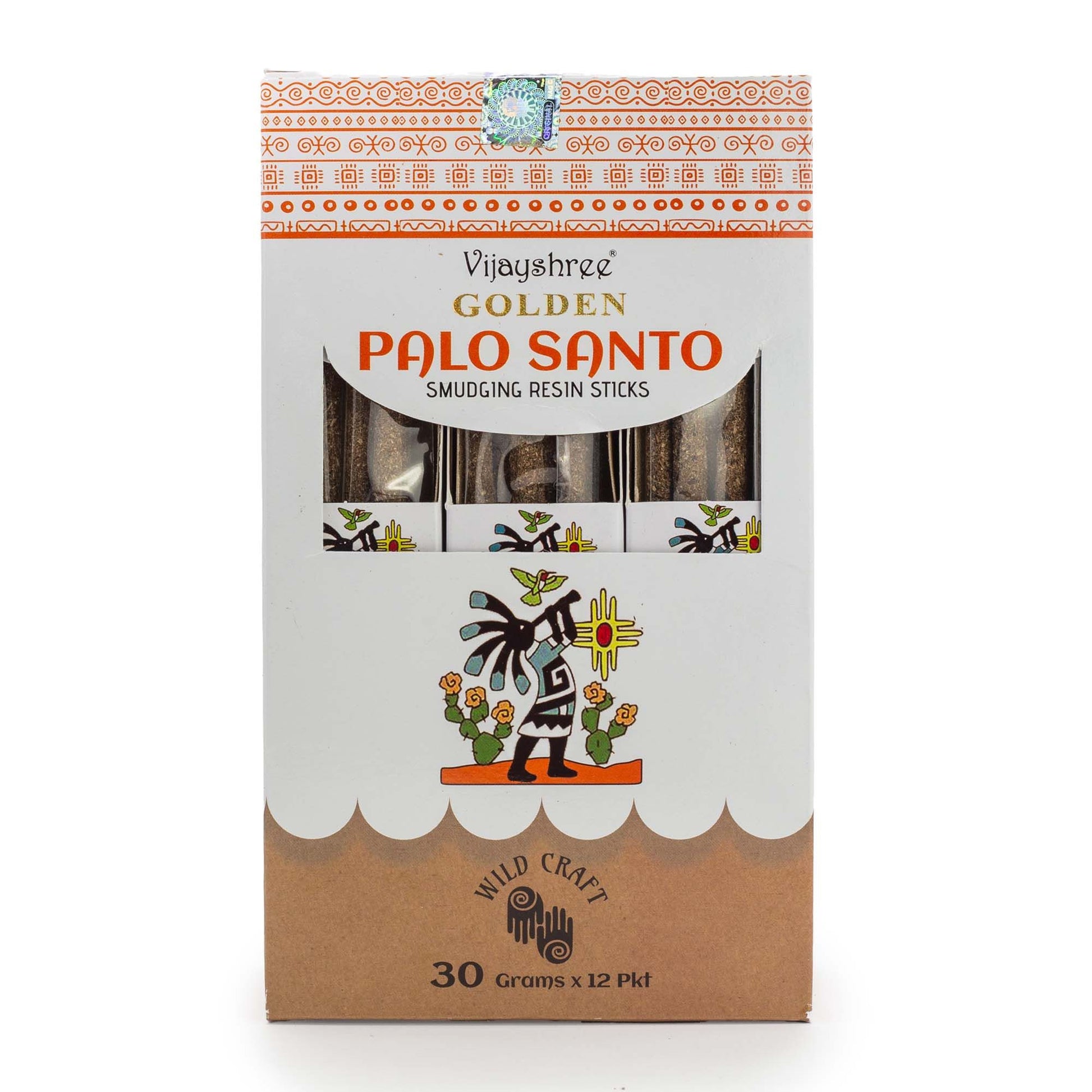 Golden Palo Santo Smudging Resin Sticks – 30g - Vivid Aromas UK