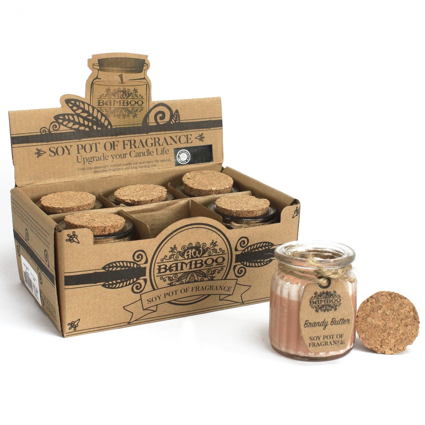 Brandy Butter Soy Pot of Fragrance Candles - Vivid Aromas UK