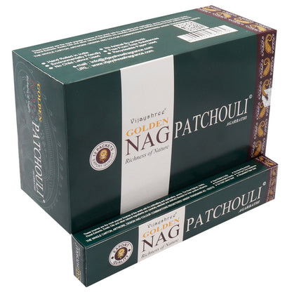 15g Golden Nag - Patchouli Incense - Vivid Aromas UK