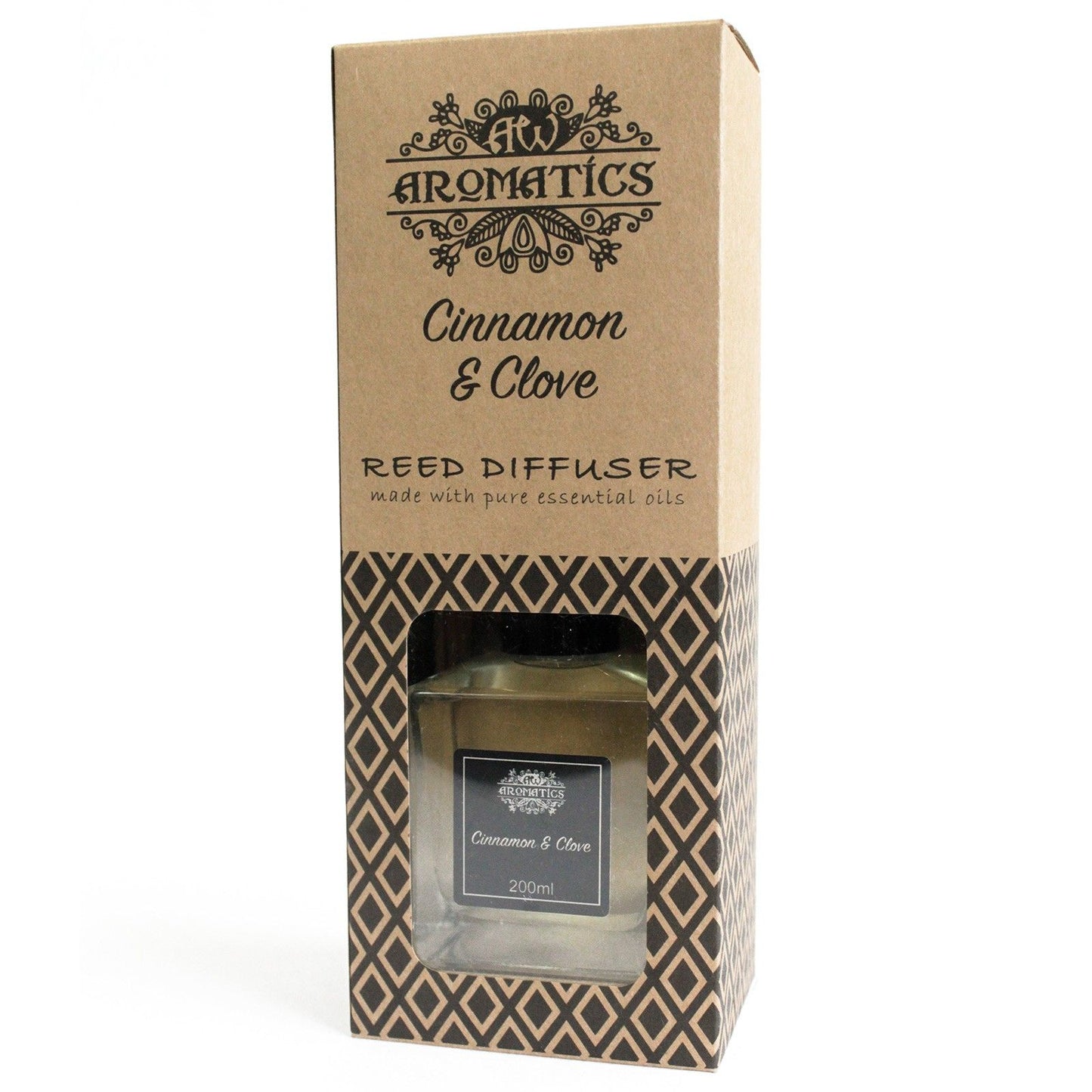 200ml Cinnamon & Clove Essential Oil Reed Diffuser - Vivid Aromas UK