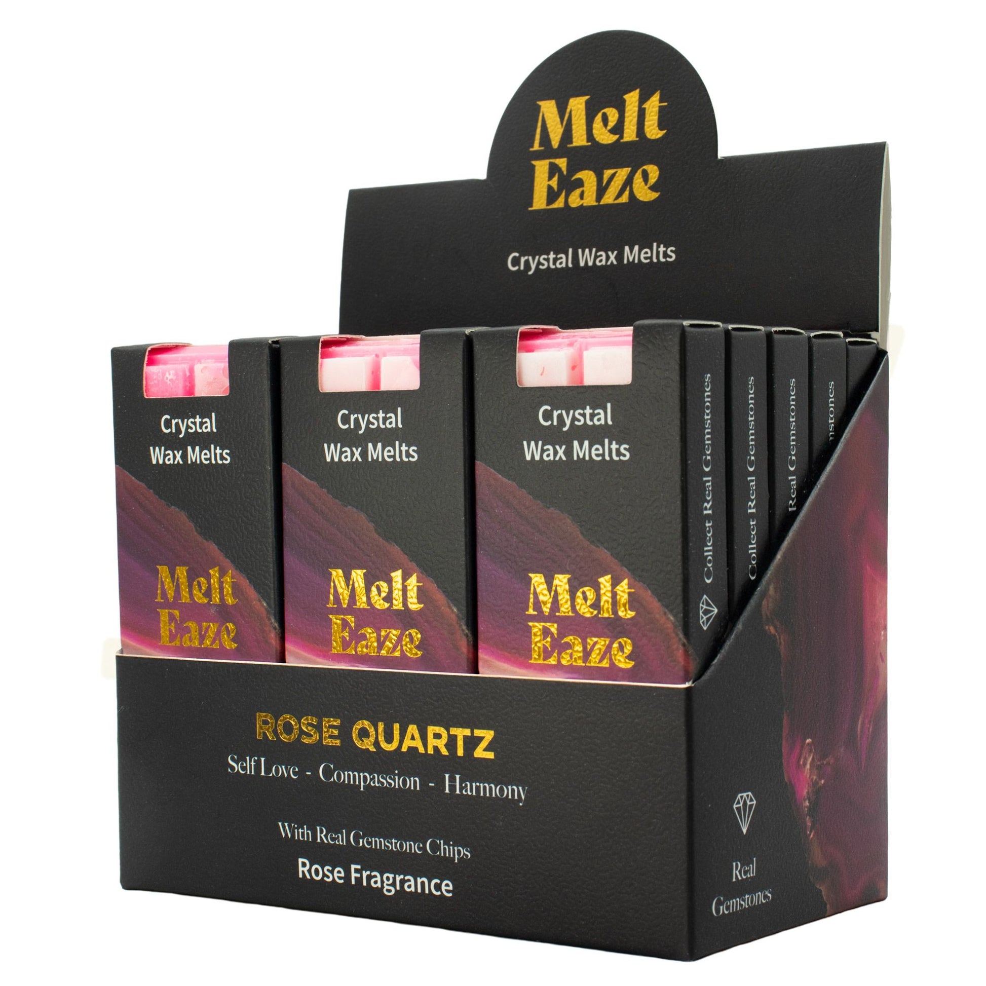 MeltEaze Wax Melts 50g - Rose Quartz Love - Rose - Vivid Aromas UK