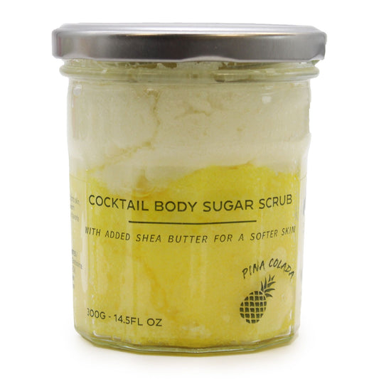 Fragranced Sugar Body Scrub - Pinacolada 300g - Vivid Aromas UK