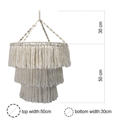 Macrame Soft Chandelier - Black - Vivid Aromas UK
