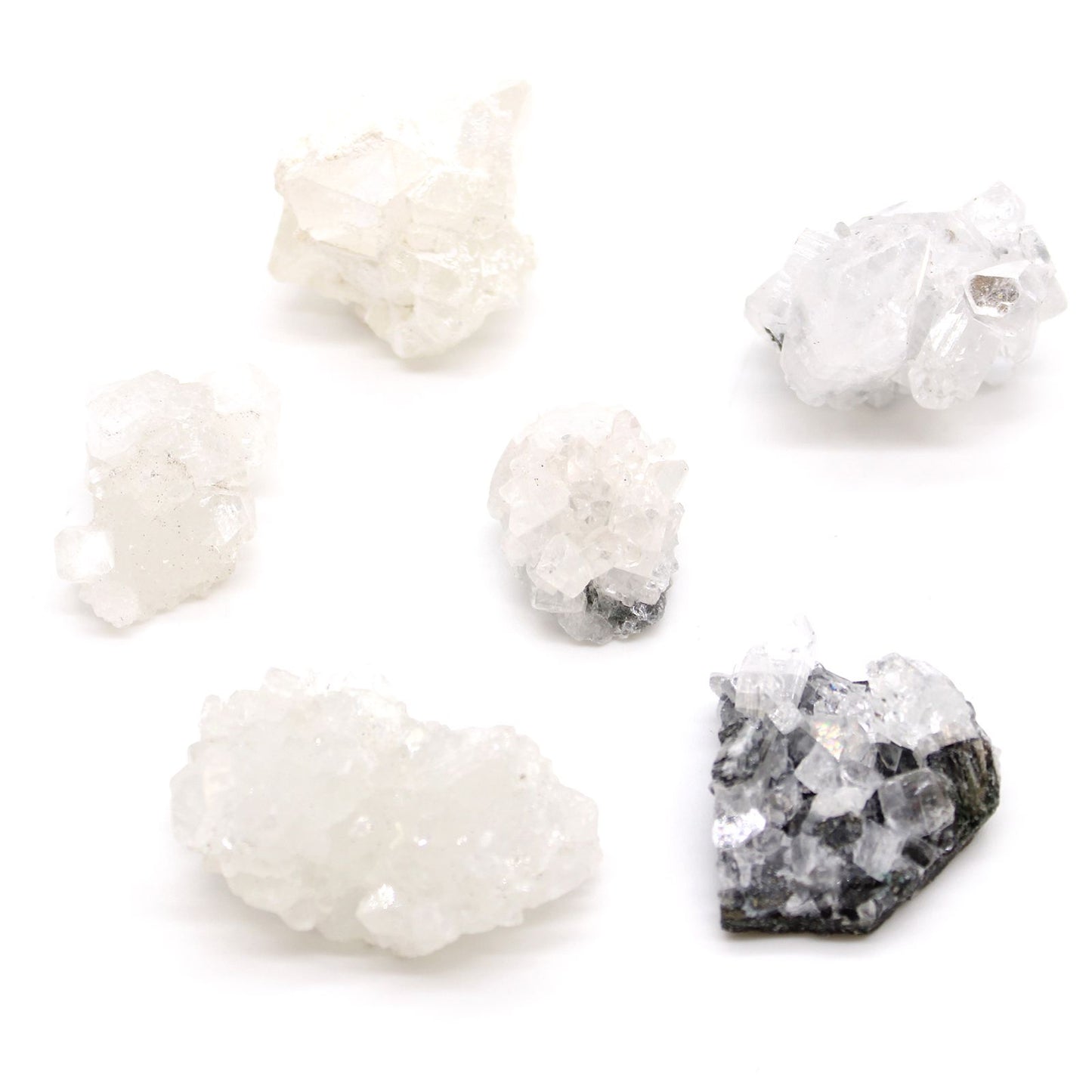White Apophyllite Clusters 20-30mm - Vivid Aromas UK